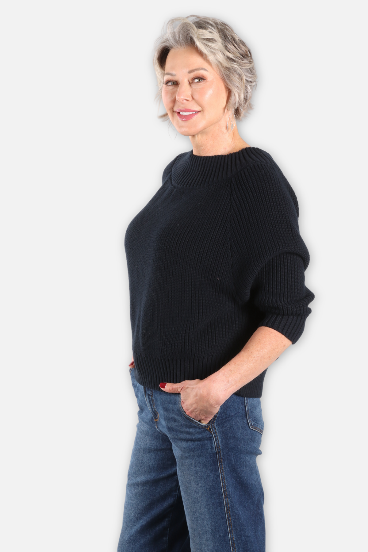 Chunky Chic Sweater - Midnight