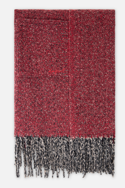 Long Scarf Fringe - Garnet