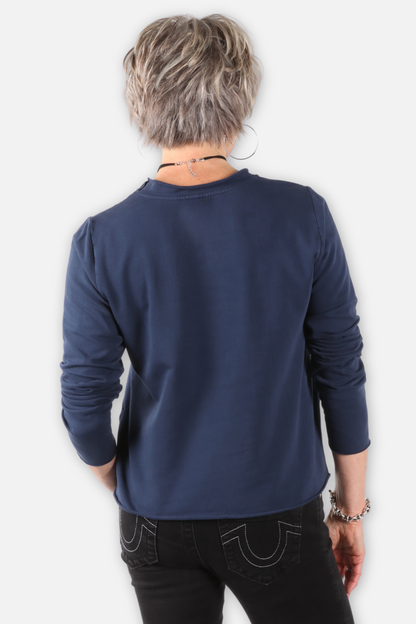 Cross Top - Denim