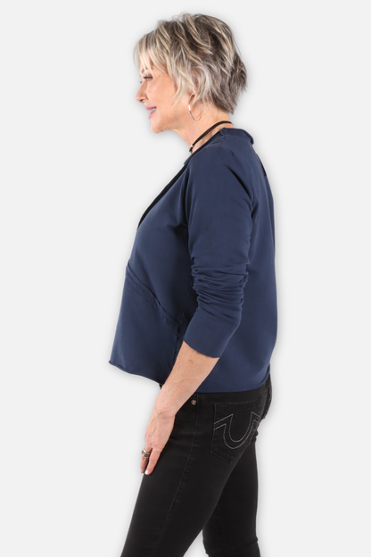 Cross Top - Denim