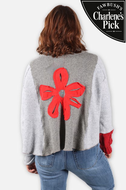 Winter Flower Sweater - Multi #2