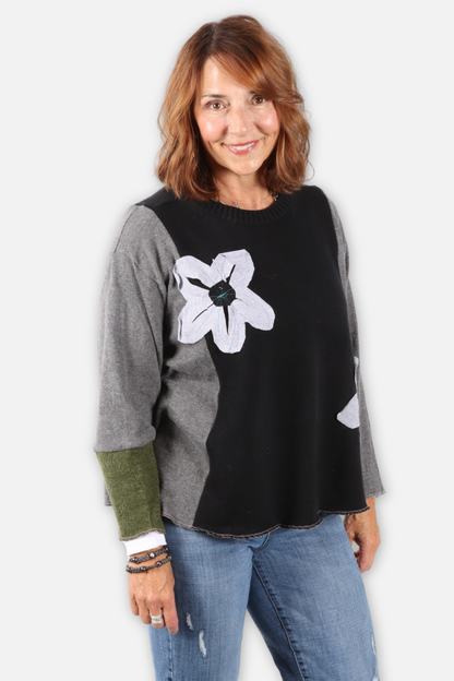 Winter Flower Sweater - Multi #1