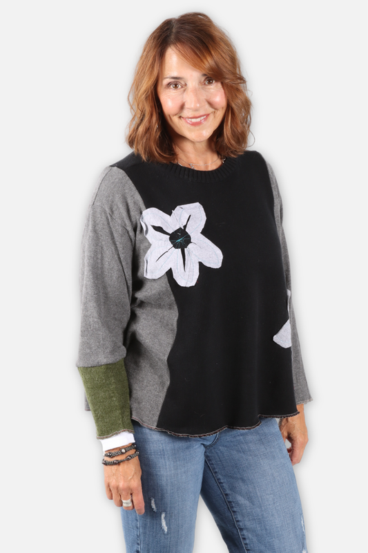Winter Flower Sweater - Multi #1