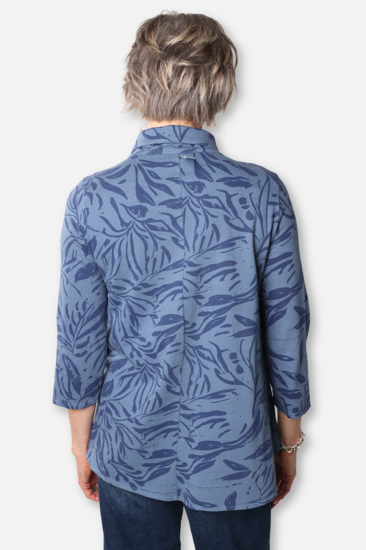 Button Down Shirt Plus - Seastone