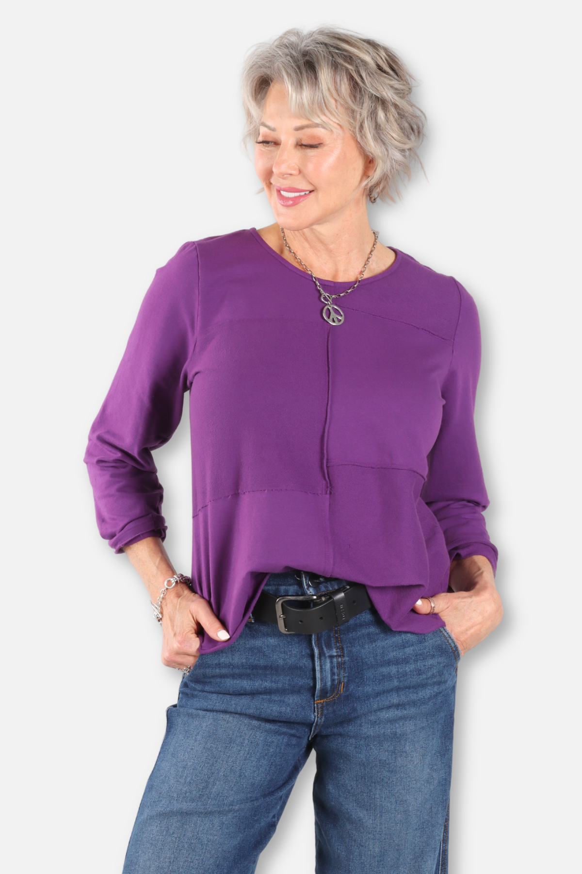 Block Detail Top Plus - Grape