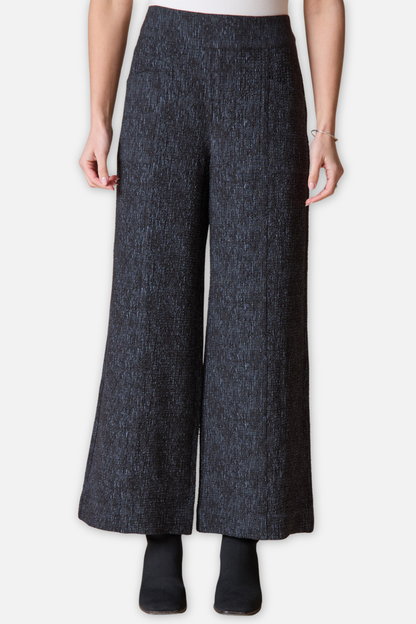 Aria Pant - Black Crinkle Crepe