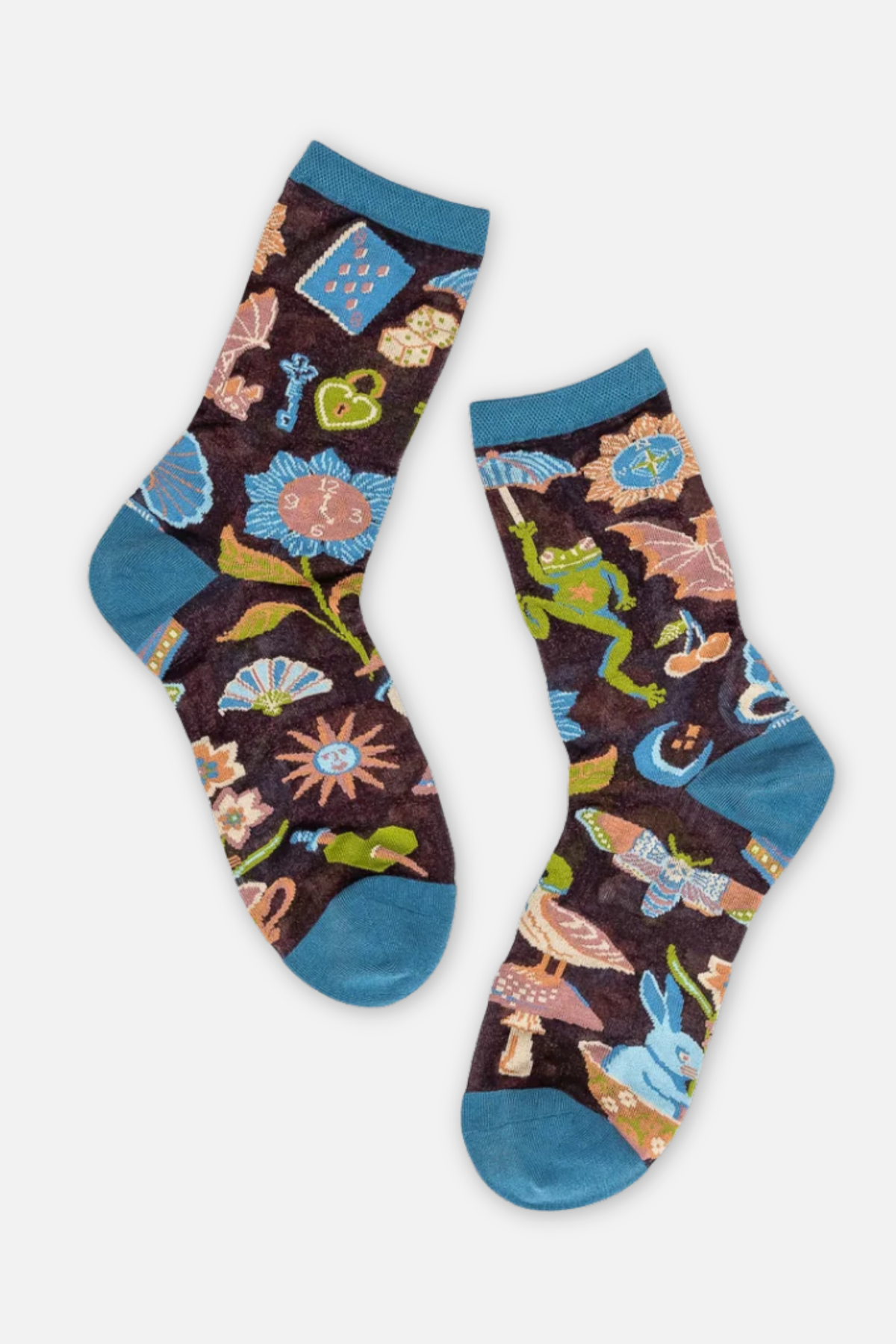 Sheer Sock - Shimmer Dark Fairytale
