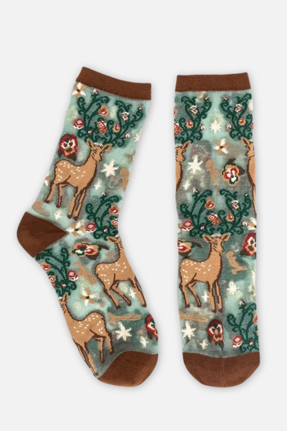 Sheer Sock - Enchanted Deer