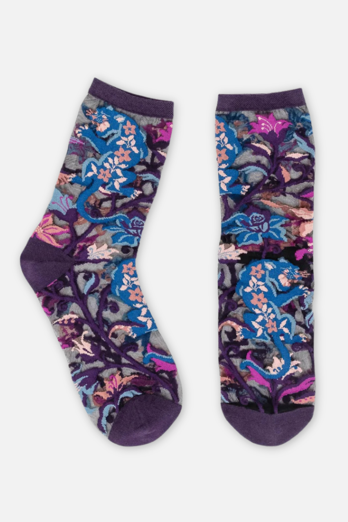 Sheer Sock - Nightshade Jaguar