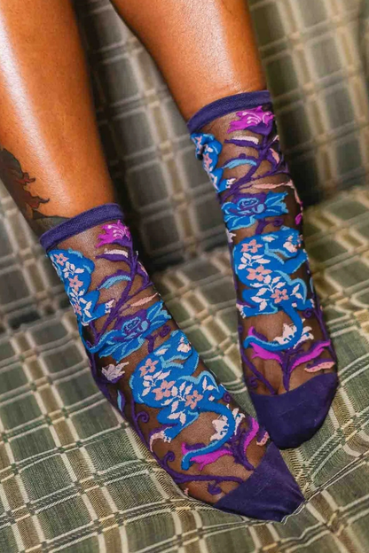 Sheer Sock - Nightshade Jaguar