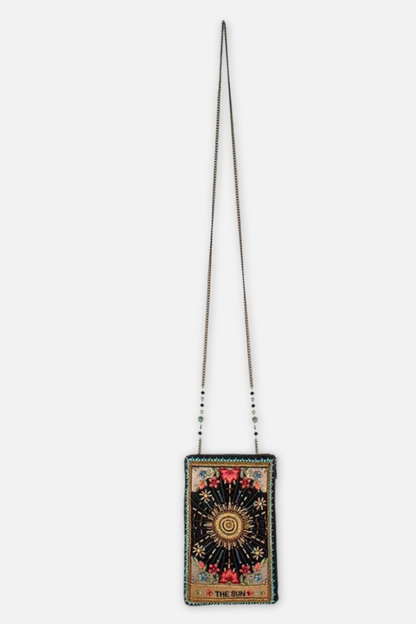 Shine On Crossbody Phone Bag - Sun & Flower