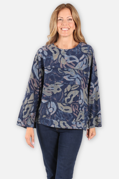 Vintage Top - Navy