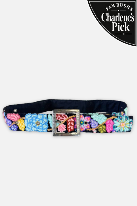 Embroidered Belt - Calista