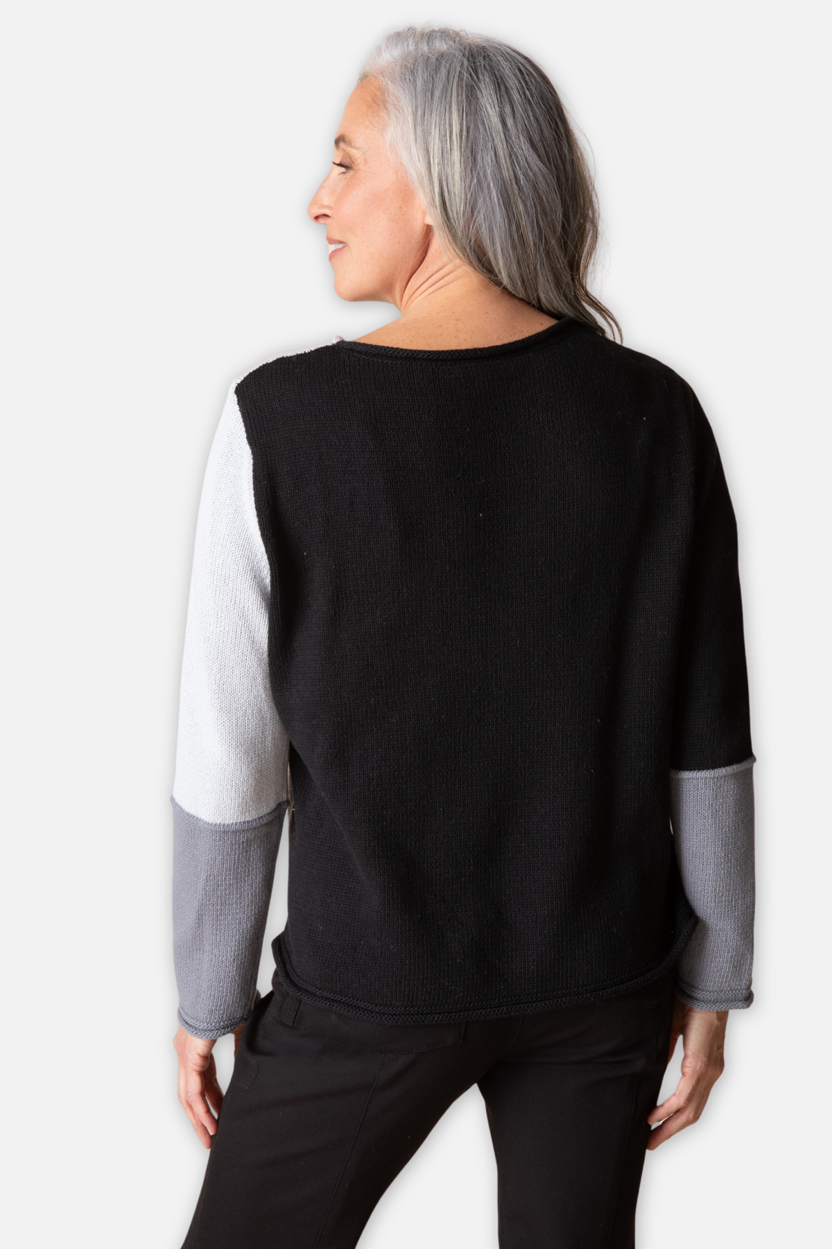 Yin Yang Block Party Sweater - Mist 