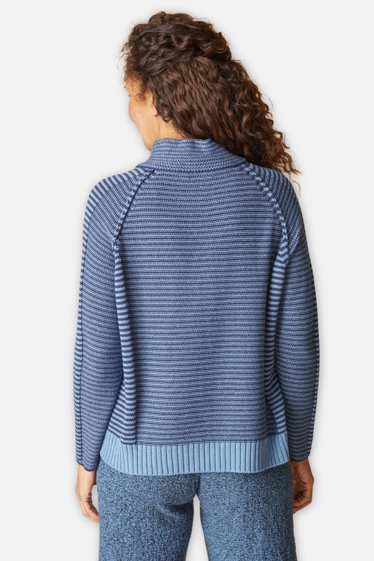 Latitude Button Sweater - Harbor