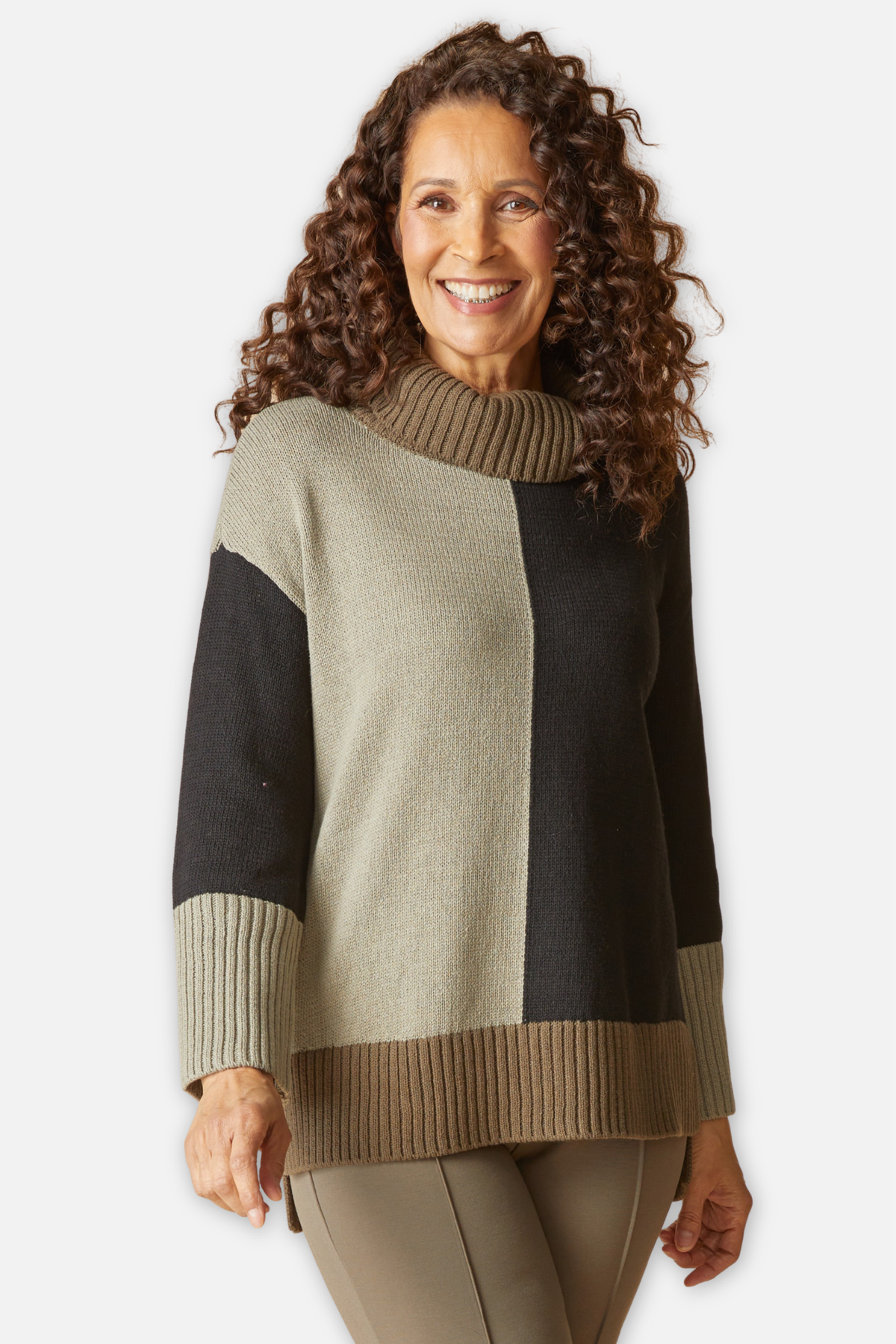 Mix It Up Tunic - Umber