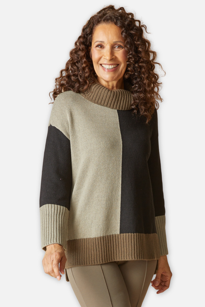Mix It Up Tunic - Umber