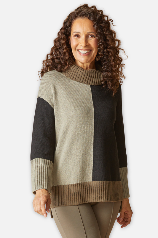 Mix It Up Tunic - Umber