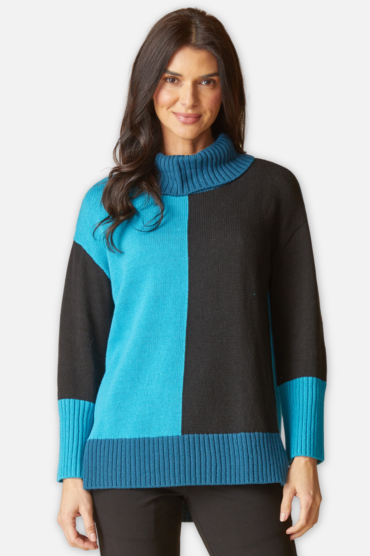 Mix It Up Tunic - Lagoon