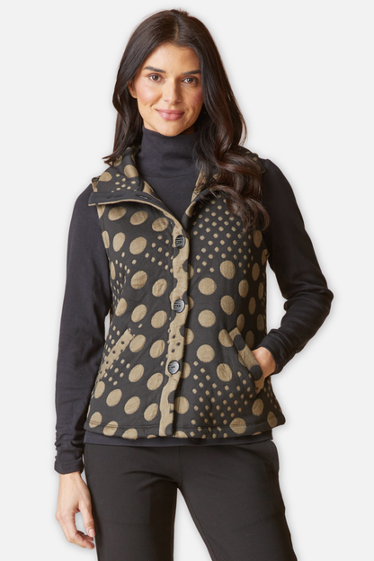 On The Dot Layering Vest - Umber
