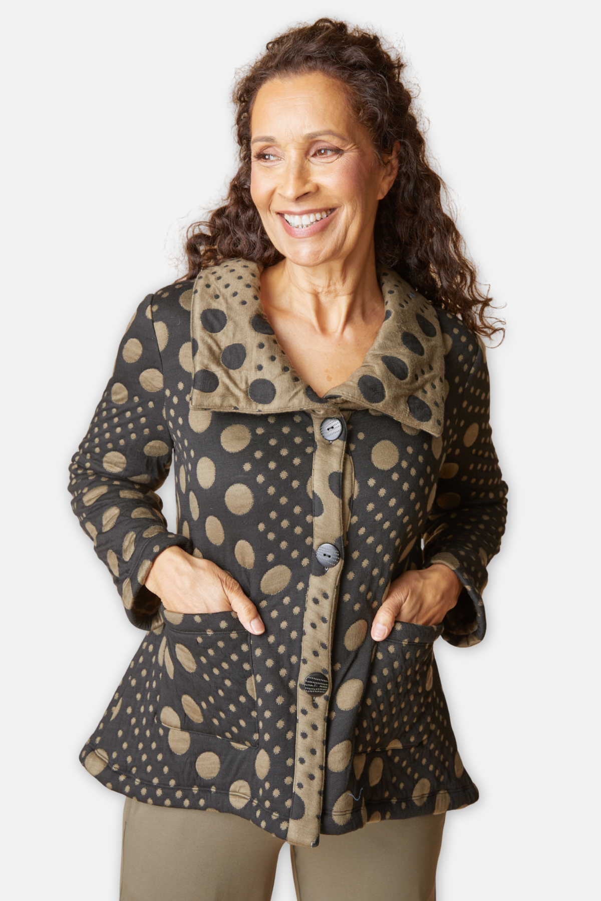 On The Dot Jacket - Umber