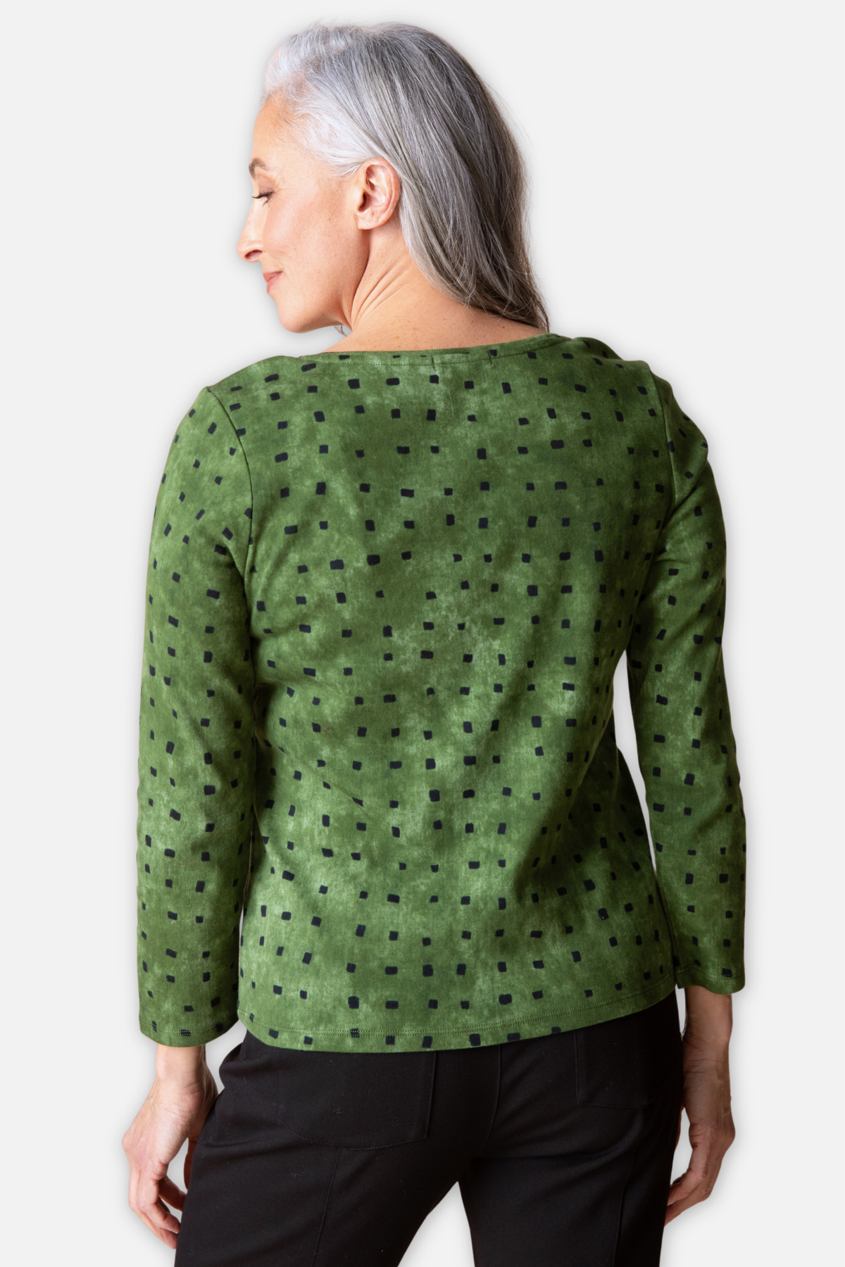 Tie Dye Tiles Everyday Tee - Fern