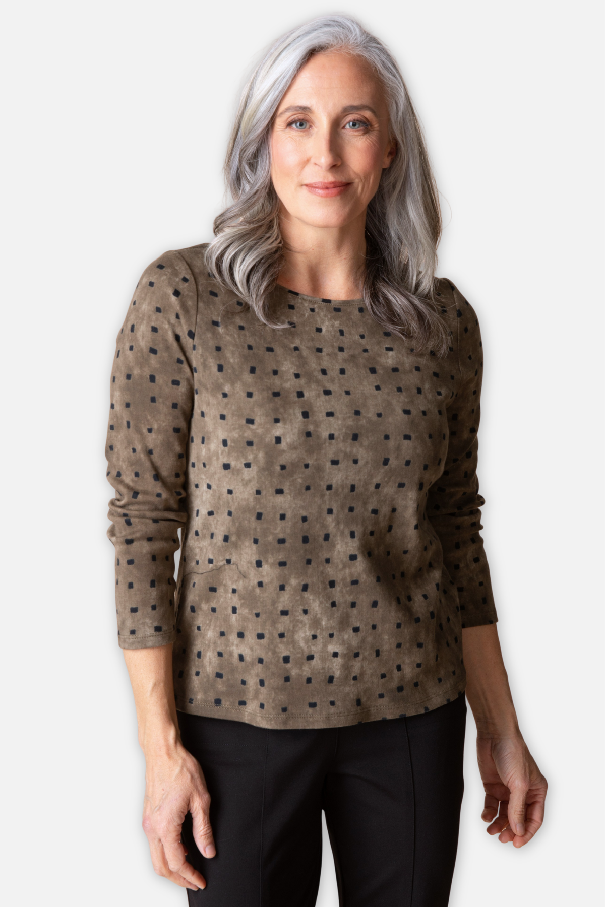 Tie Dye Tiles Everyday Tee - Umber