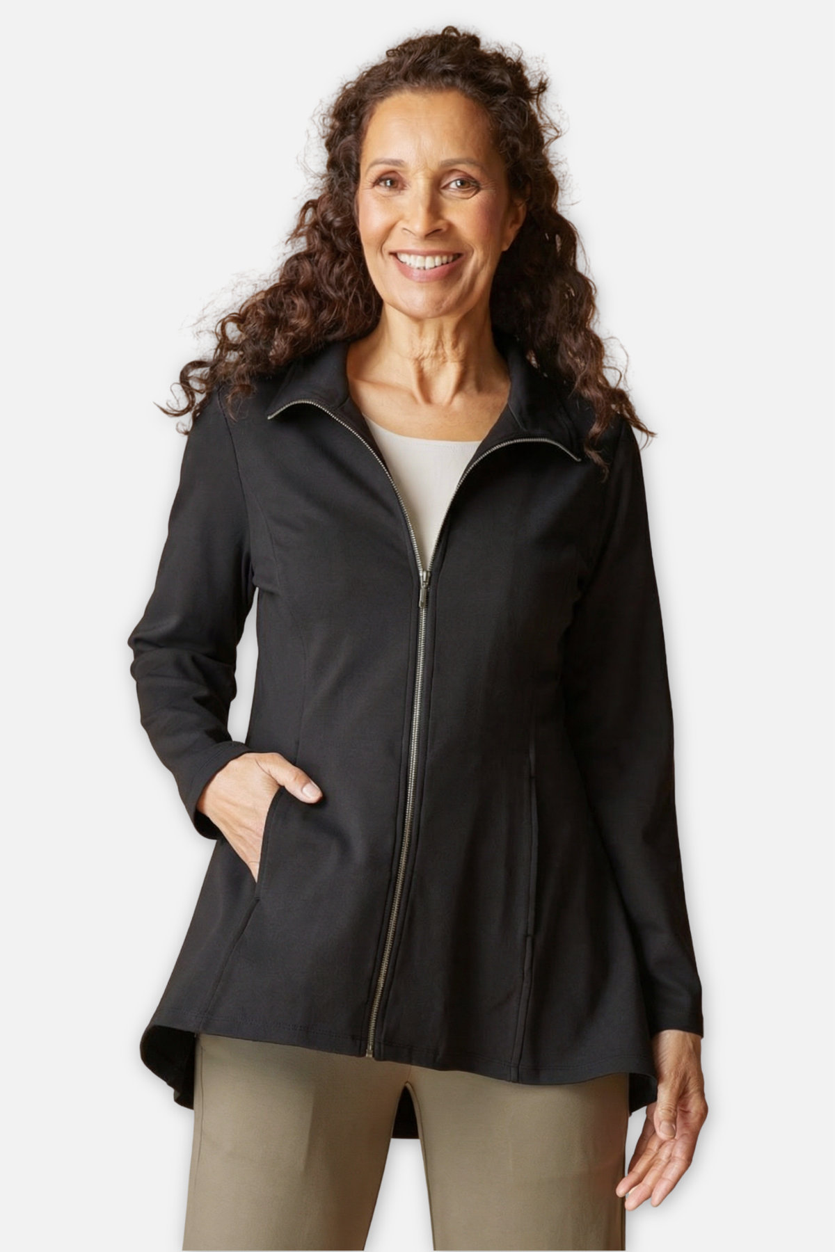 Luxe Ponte Soho Jacket - Black