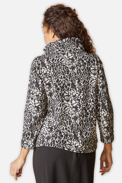 Spot On Cowl Pullover - Dove