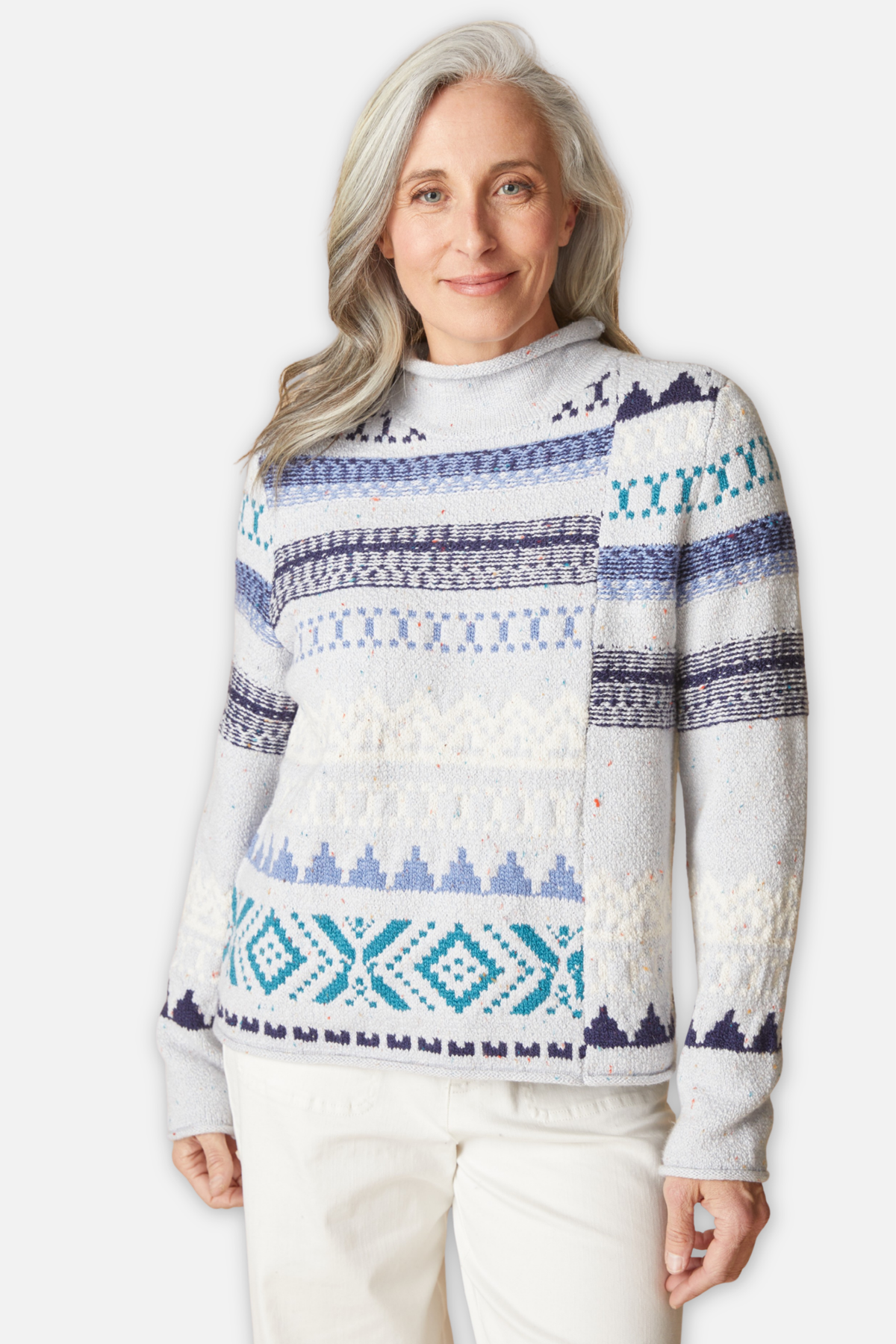 Snow Drift Sweater - Mist