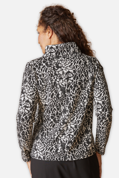 Spot On Cropped Jacket - Dove