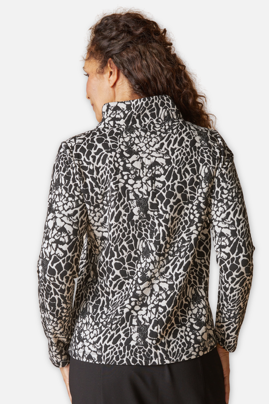 Spot On Cropped Jacket - Dove