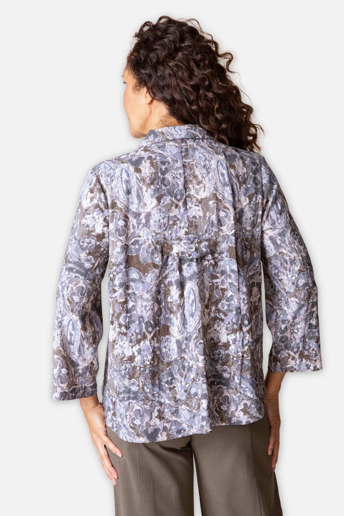 Pleat Back Jacket - Java