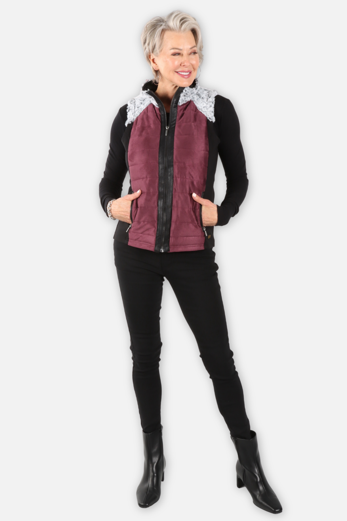 Jetset II Vest - Merlot