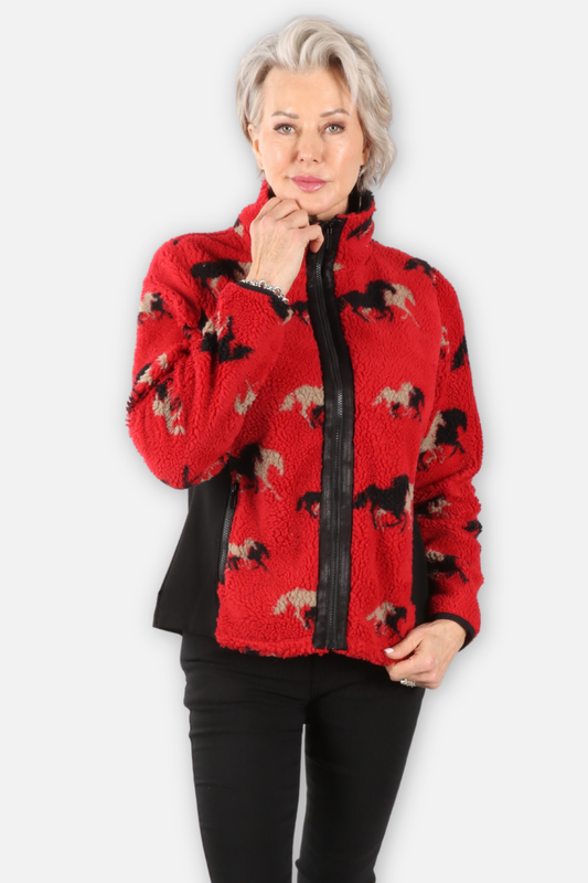 Running Free Jacket - Red