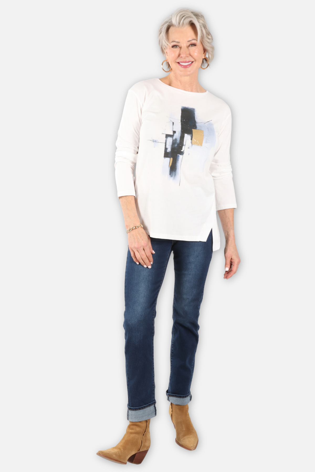 Graphic Sketch Tee - Off White