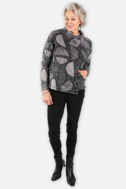 Florence Top - Black Washed