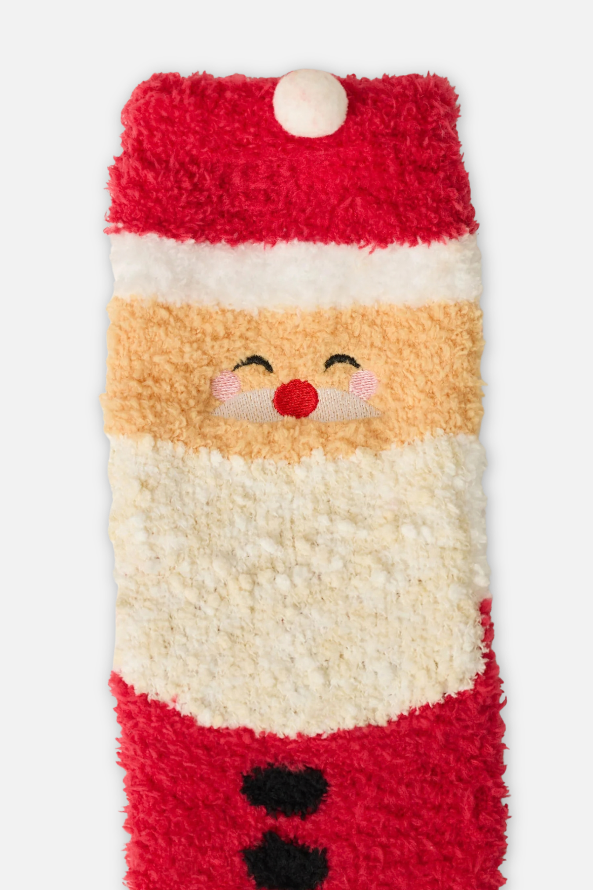 Jolly Santa Claus Socks - Red