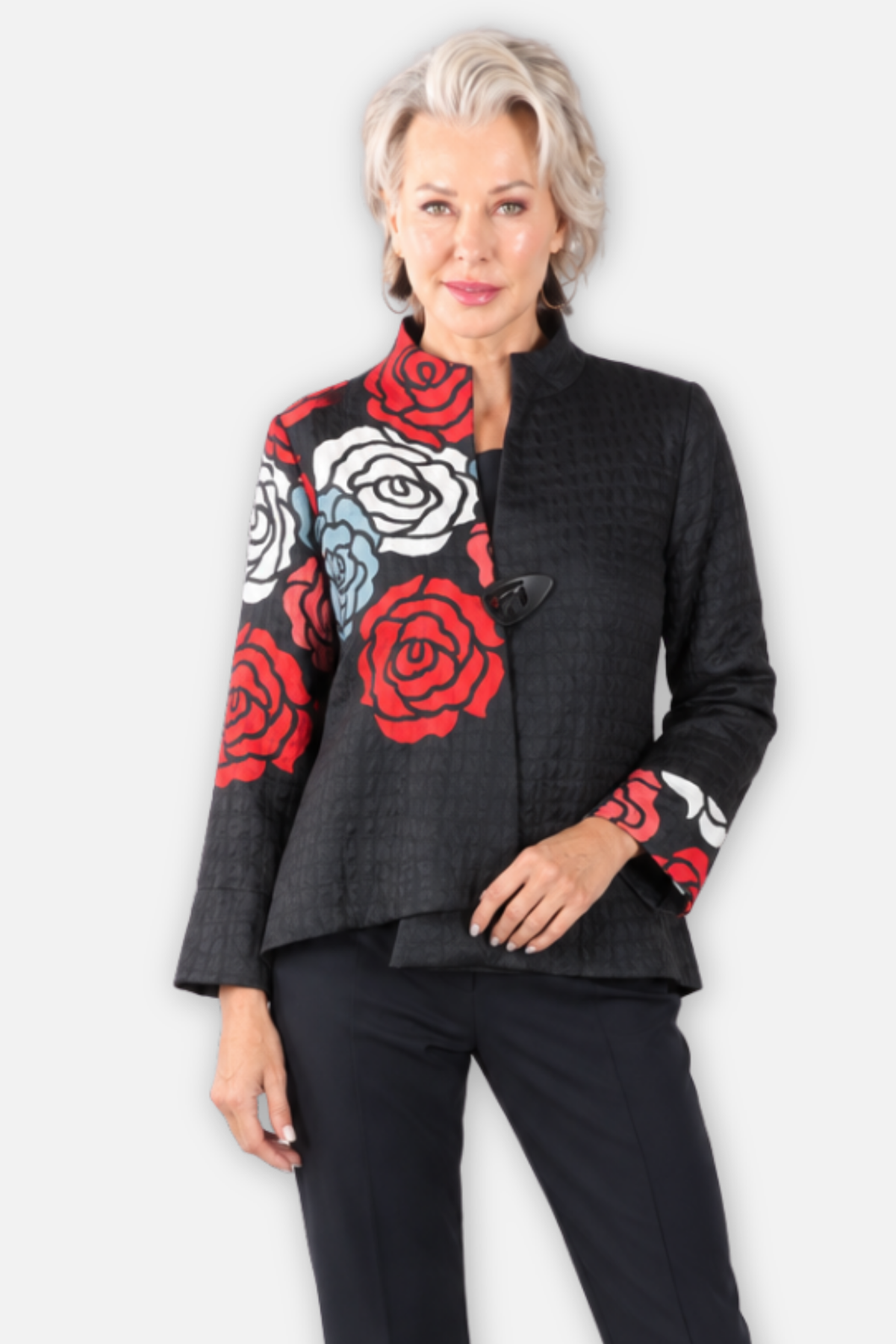 Rose Garden Jacket - Red Multi