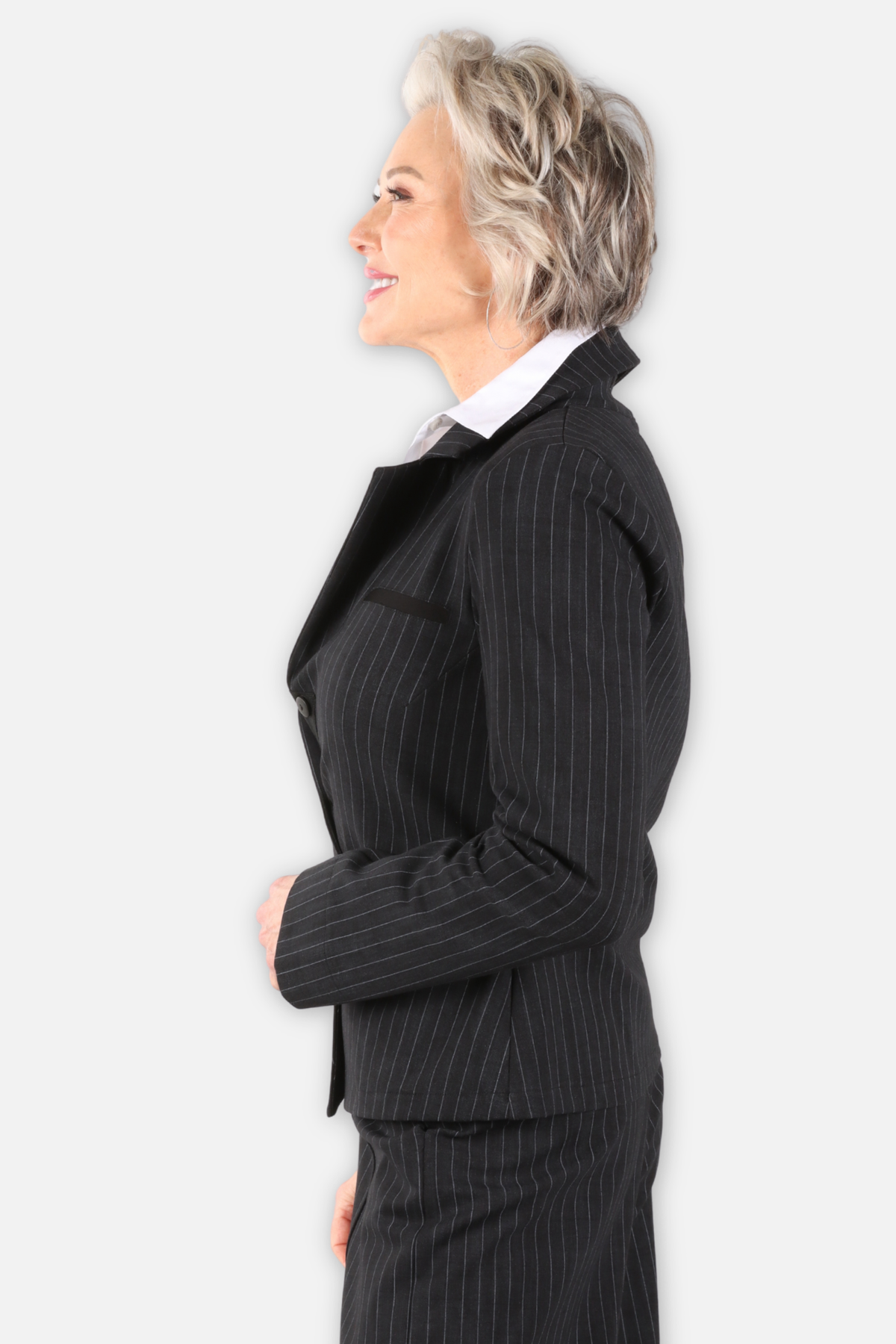 Amerlyn Jacket - Granite Stripe