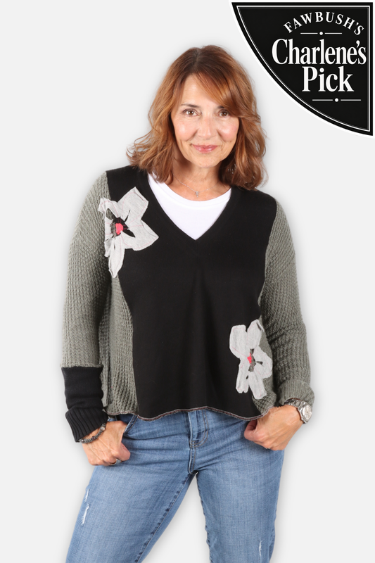 Winter Flower Sweater - Multi #5