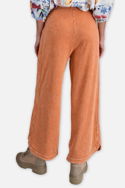 Knit Terry Pant - Camel