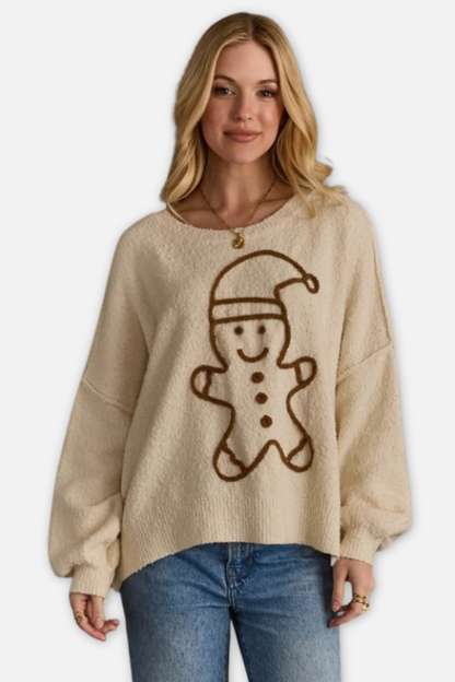 Gingerbread Sweater - Cream