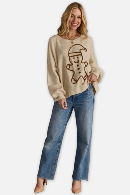 Gingerbread Sweater - Cream