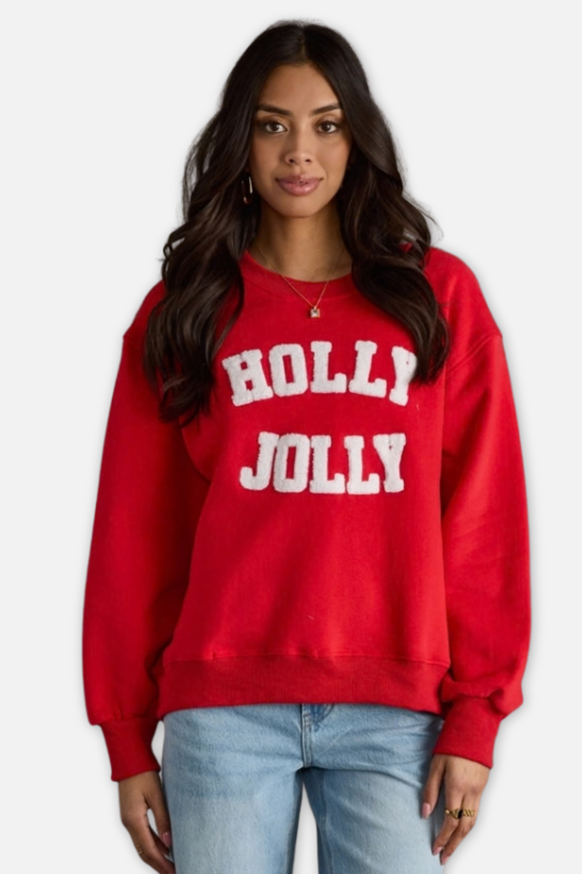 Holly Jolly Sweatshirt - Red