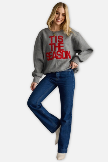 'Tis The Season Sweater - Grey