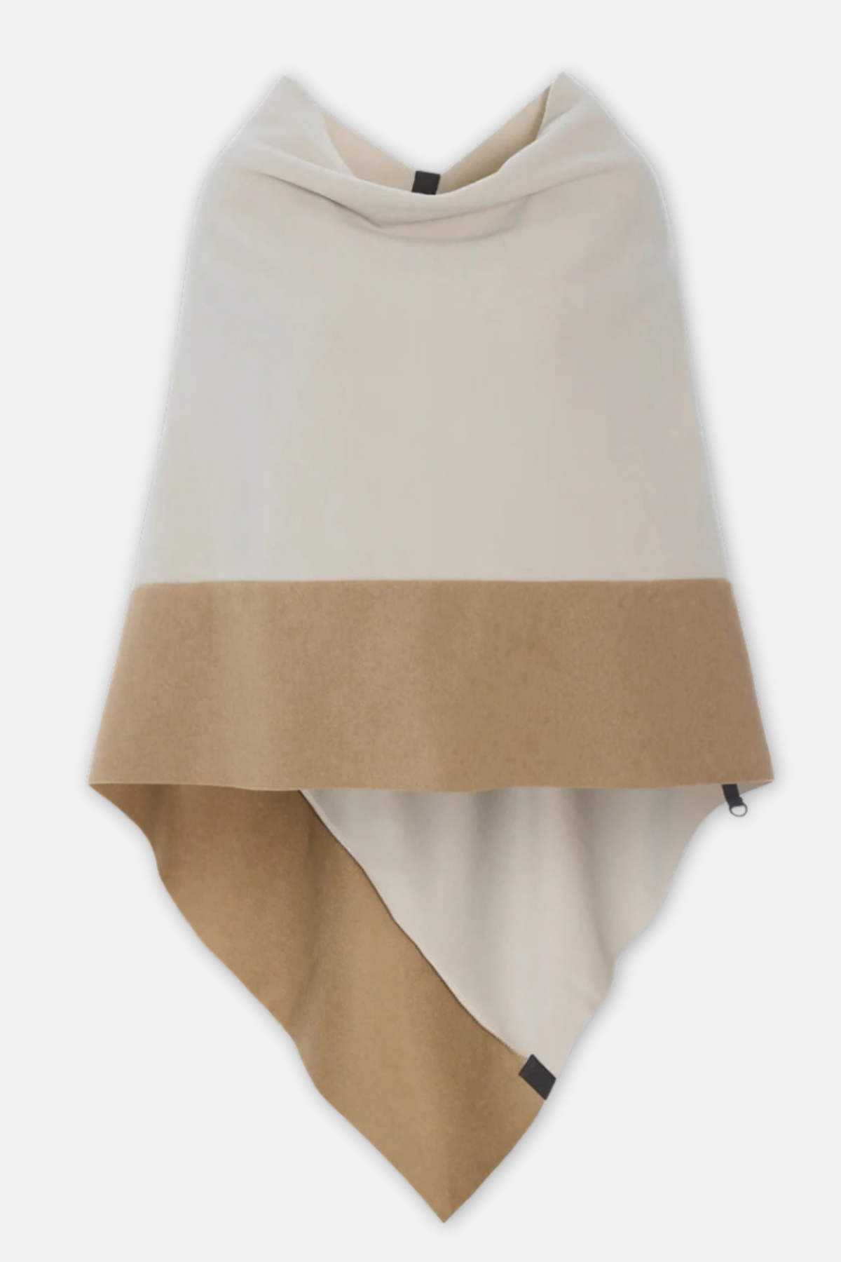 2 Colored Poncho - Kit & Camel