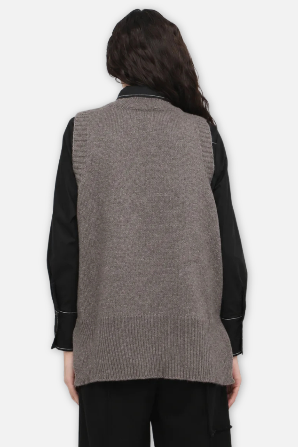 Seis Sweater Vest - Walnut