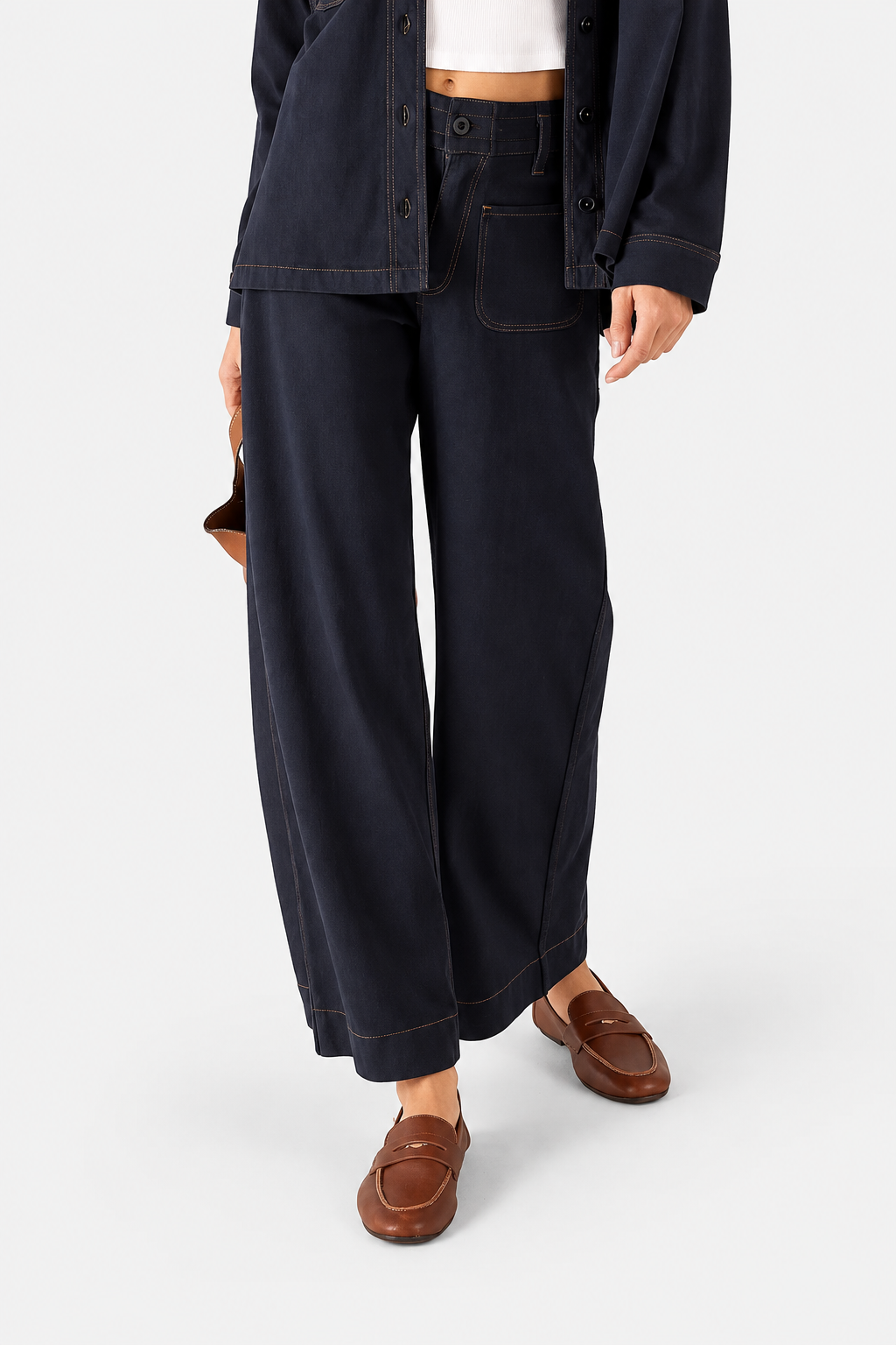 Londonberry Knit Pant - Navy
