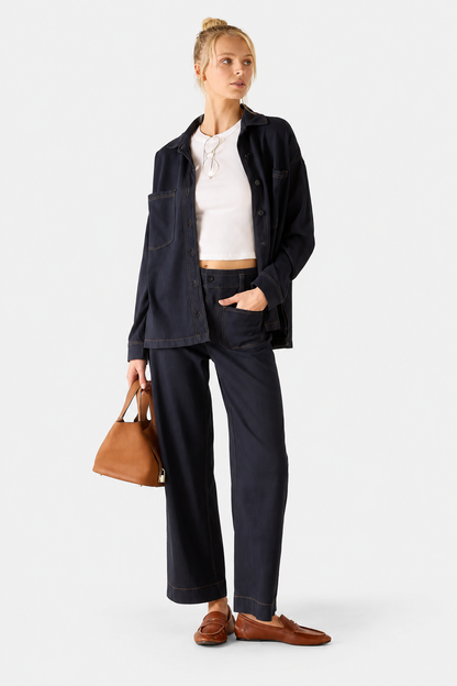 Londonberry Knit Pant - Navy